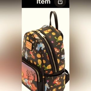 Disney Winnie Pooh and friends Halloween backpack/ ID holder From Lounge fly